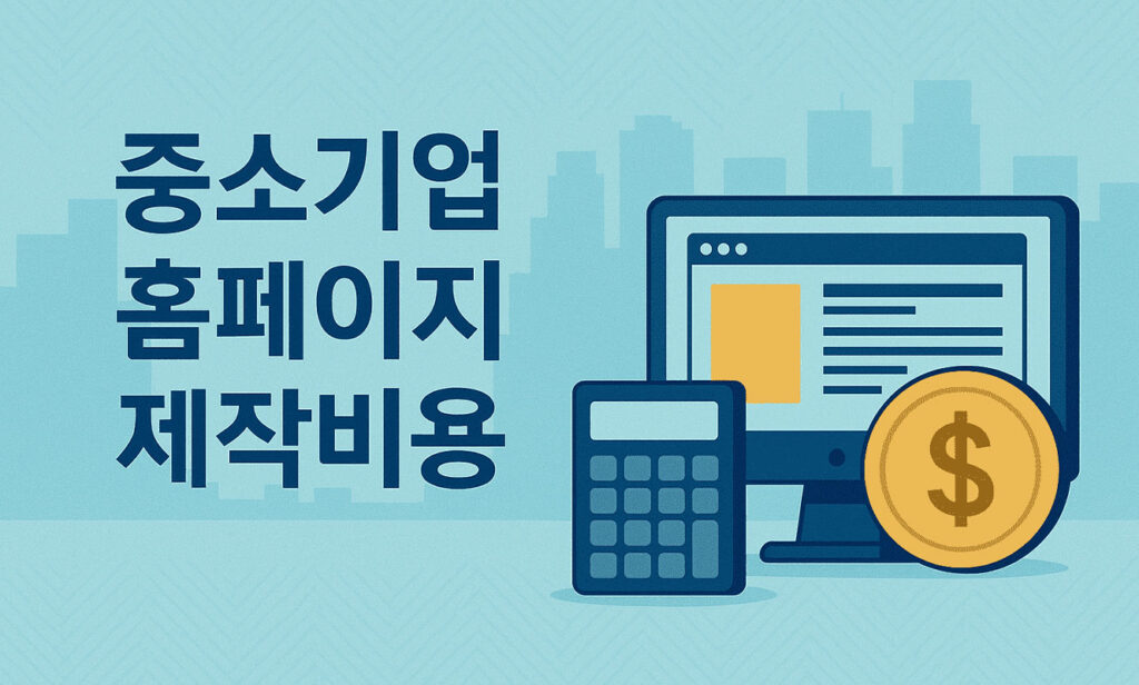 중소기업 홈페이지 제작비용