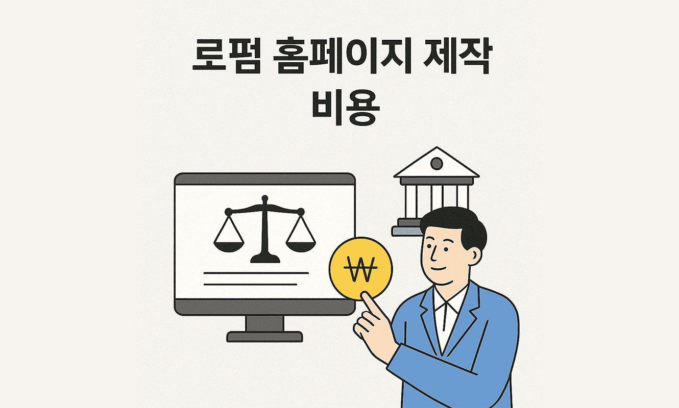 로펌 홈페이지 제작 비용