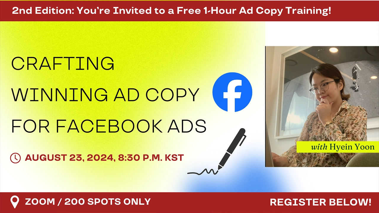 FREE Training: How to Craft Winning Advertising Copy for Facebook Ads