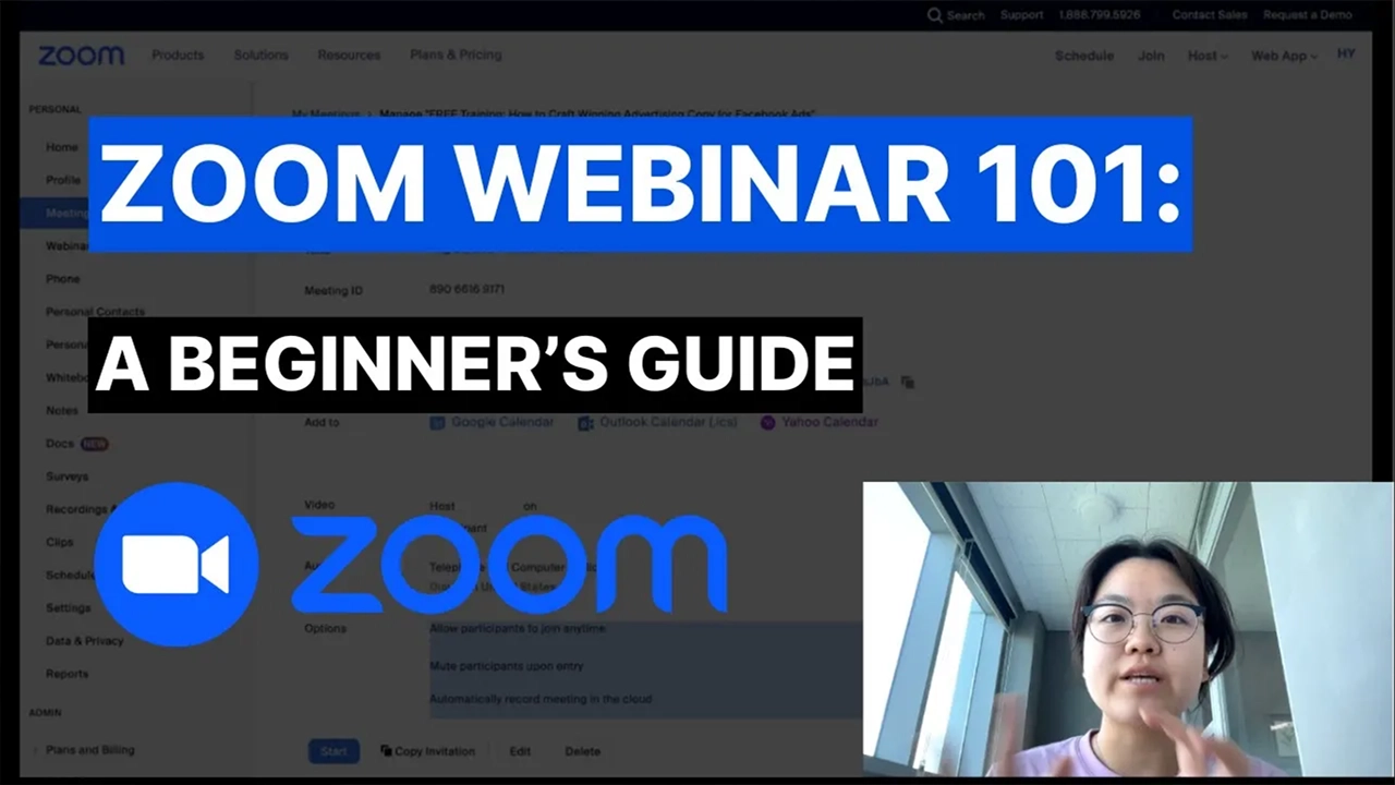 Webinar with Zoom Meetings: A Beginner’s Guide to Launching Your First Global Webinar