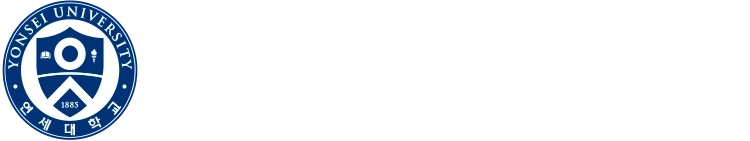 연세대학교 시각디자인과 졸업전시 로고 (화이트)