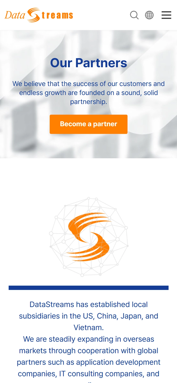 DataStreams mobile our-partners